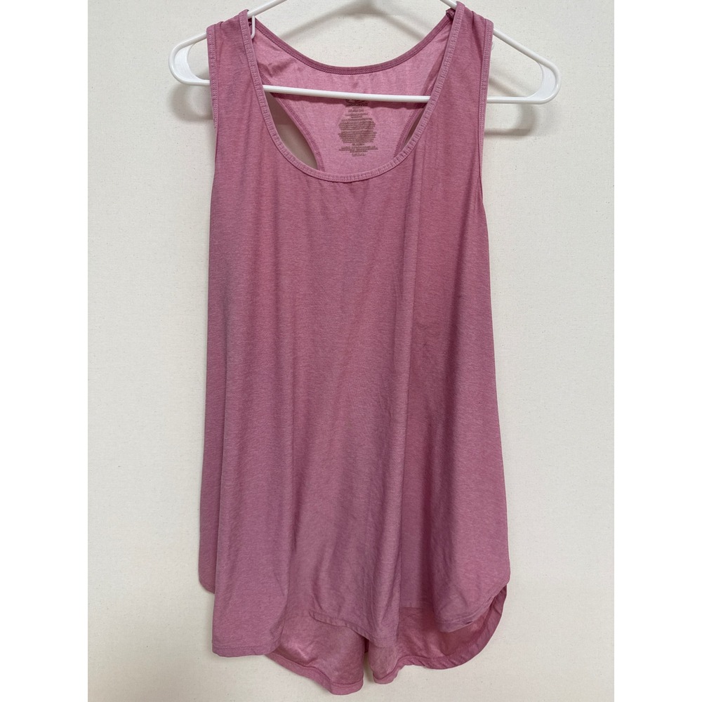 Athletic Works Womens XXL Cashmere Rose Heather DriWorks Racerback Tank Top